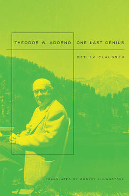 Cover of Theodor W. Adorno