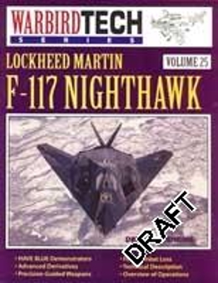 Book cover for WarbirdTech 25: Lockheed Martin F-117 Nighthawk