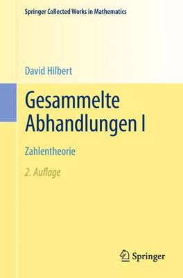 Book cover for Gesammelte Abhandlungen I