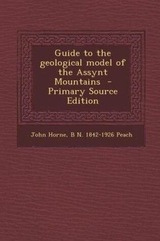 Cover of Guide to the Geological Model of the Assynt Mountains
