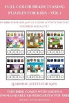 Book cover for Learning Sheets for Kids (Full color brain teasing puzzles for kids - Vol 1)