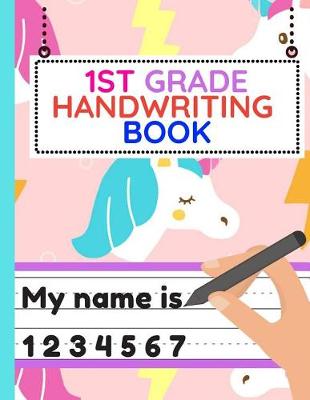 Book cover for 1st Grade Handwriting Book