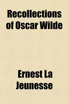 Book cover for Recollections of Oscar Wilde