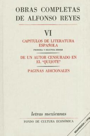 Cover of Obras Completas, VI