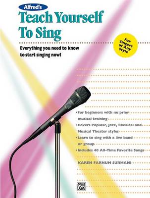 Book cover for Alfred's Teach Yourself to Sing