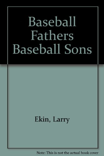 Book cover for Baseball Fathers Baseball Sons