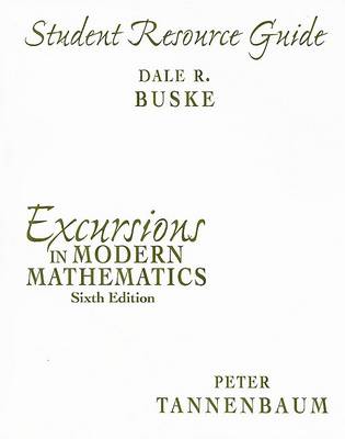 Book cover for Student Resource Guide for Excursions in Modern Mathematics