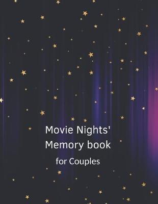 Book cover for Movie Nights' Memory book for Couples