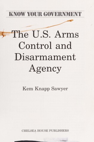 Cover of United States Arms Control and Disarmament Agency