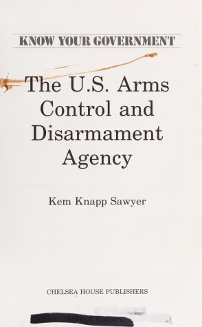 Book cover for United States Arms Control and Disarmament Agency