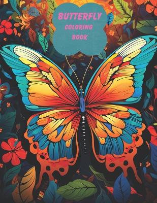 Cover of Butterfly Coloring Book, for Adults