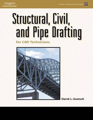 Book cover for Structural, Civil, and Pipe Drafting for CAD Technicians