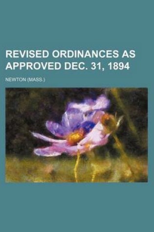 Cover of Revised Ordinances as Approved Dec. 31, 1894