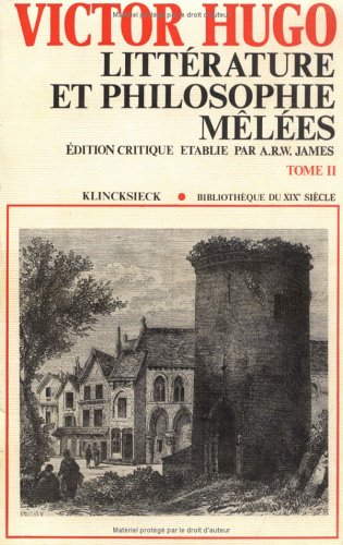 Cover of Litterature Et Philosophie Melees
