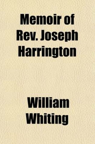 Cover of Memoir of REV. Joseph Harrington
