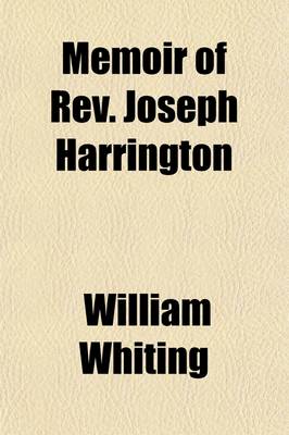 Book cover for Memoir of REV. Joseph Harrington