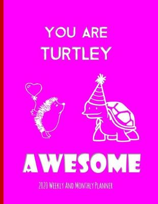 Book cover for You Are Turtley Awesome 2020 Weekly And Monthly Planner