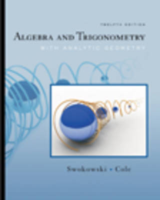 Cover of Algebra and Trigonometry with Analytic Geometry