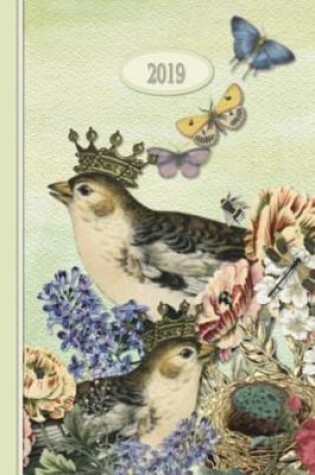 Cover of 2019 Planner - Crowned Birds