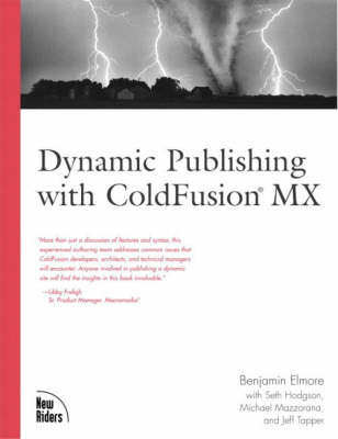 Book cover for Dynamic Publishing with ColdFusion MX