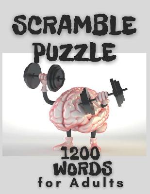 Book cover for Scramble Puzzle 1200 Words for Adults