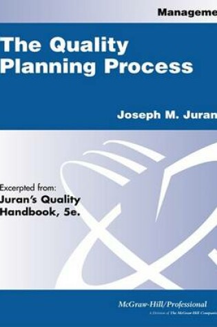 Cover of Quality Planning Process