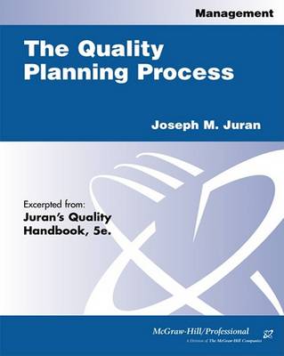 Book cover for Quality Planning Process