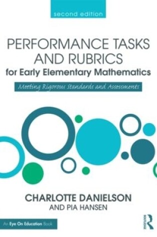 Cover of Performance Tasks and Rubrics for Early Elementary Mathematics