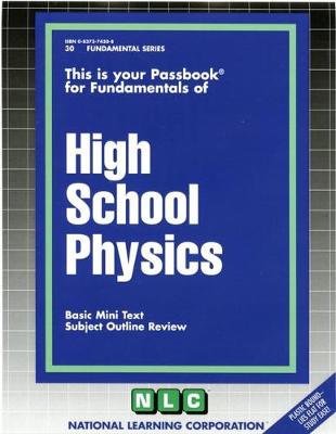Book cover for HIGH SCHOOL PHYSICS
