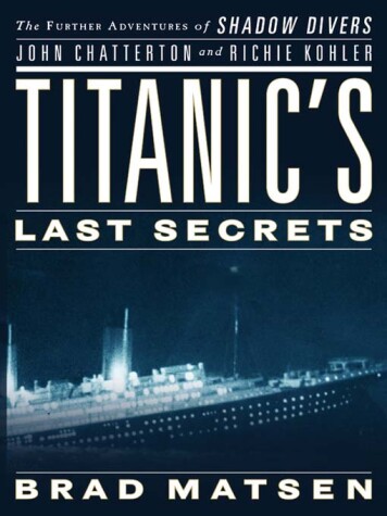 Book cover for Titanic's Last Secrets