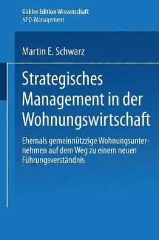 Cover of Strategisches Management in Der Wohnungswirtschaft