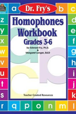 Cover of Homophones Workbook by Dr. Fry