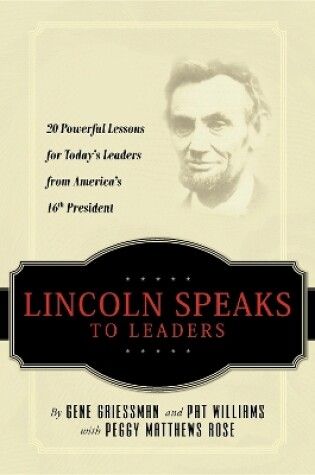 Cover of Lincoln Speaks to Leaders