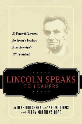 Book cover for Lincoln Speaks to Leaders