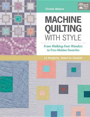 Book cover for Machine Quilting with Style