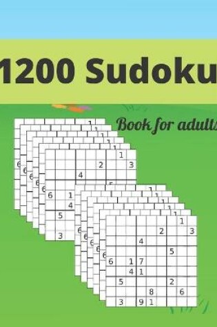 Cover of 1200 Sudoku Book for adults