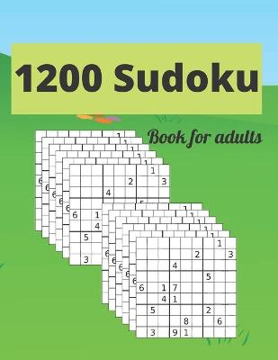 Book cover for 1200 Sudoku Book for adults