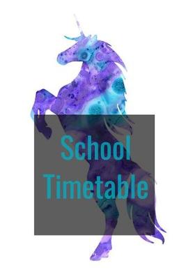 Book cover for School Timetable