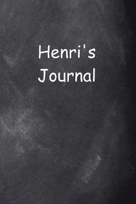 Cover of Henri Personalized Name Journal Custom Name Gift Idea Henri