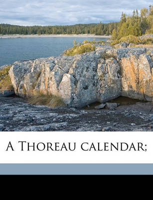 Book cover for A Thoreau Calendar;