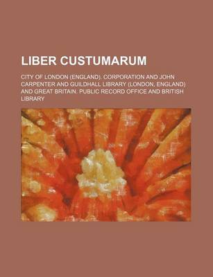 Book cover for Liber Custumarum