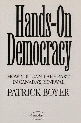 Cover of Hands-On Democracy