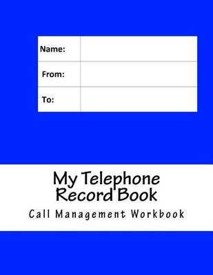 Book cover for My Telephone Record Book