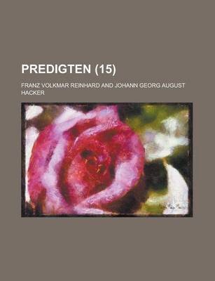 Book cover for Predigten (15 )