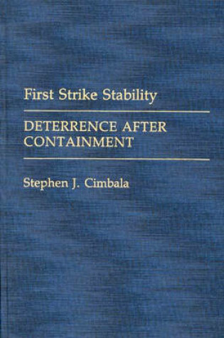 Cover of First Strike Stability