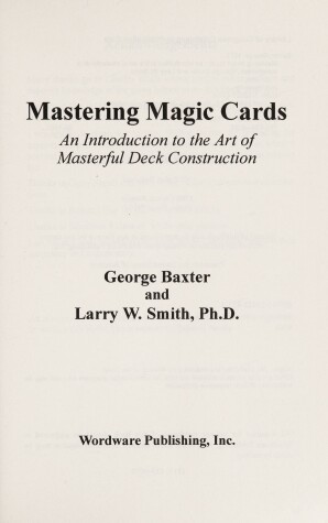 Book cover for Mastering Magic Cards