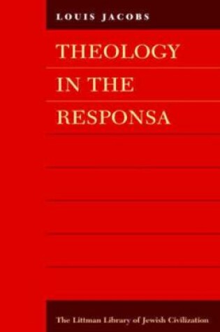 Cover of Theology in the Responsa