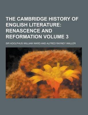 Book cover for The Cambridge History of English Literature Volume 3