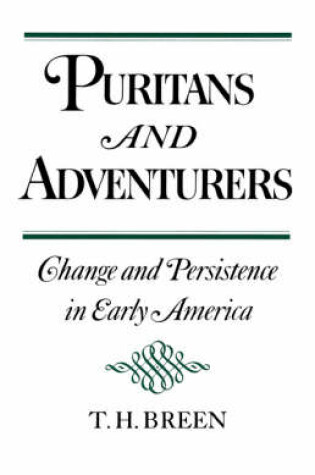 Cover of Puritans and Adventurers