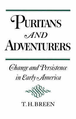 Book cover for Puritans and Adventurers